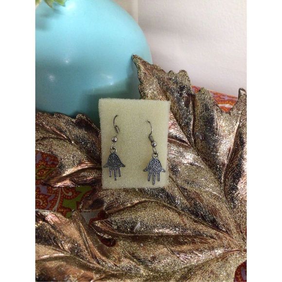 NEW Vintage Bohemian Boho Silver Earring Pierced Dangle 🍂🌸 - Picture 3 of 12